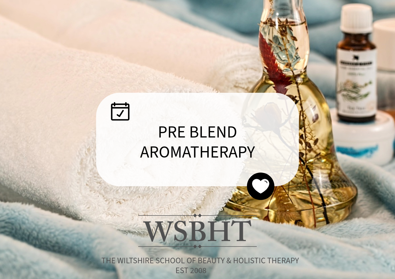 Pre-Blend Aromatherapy