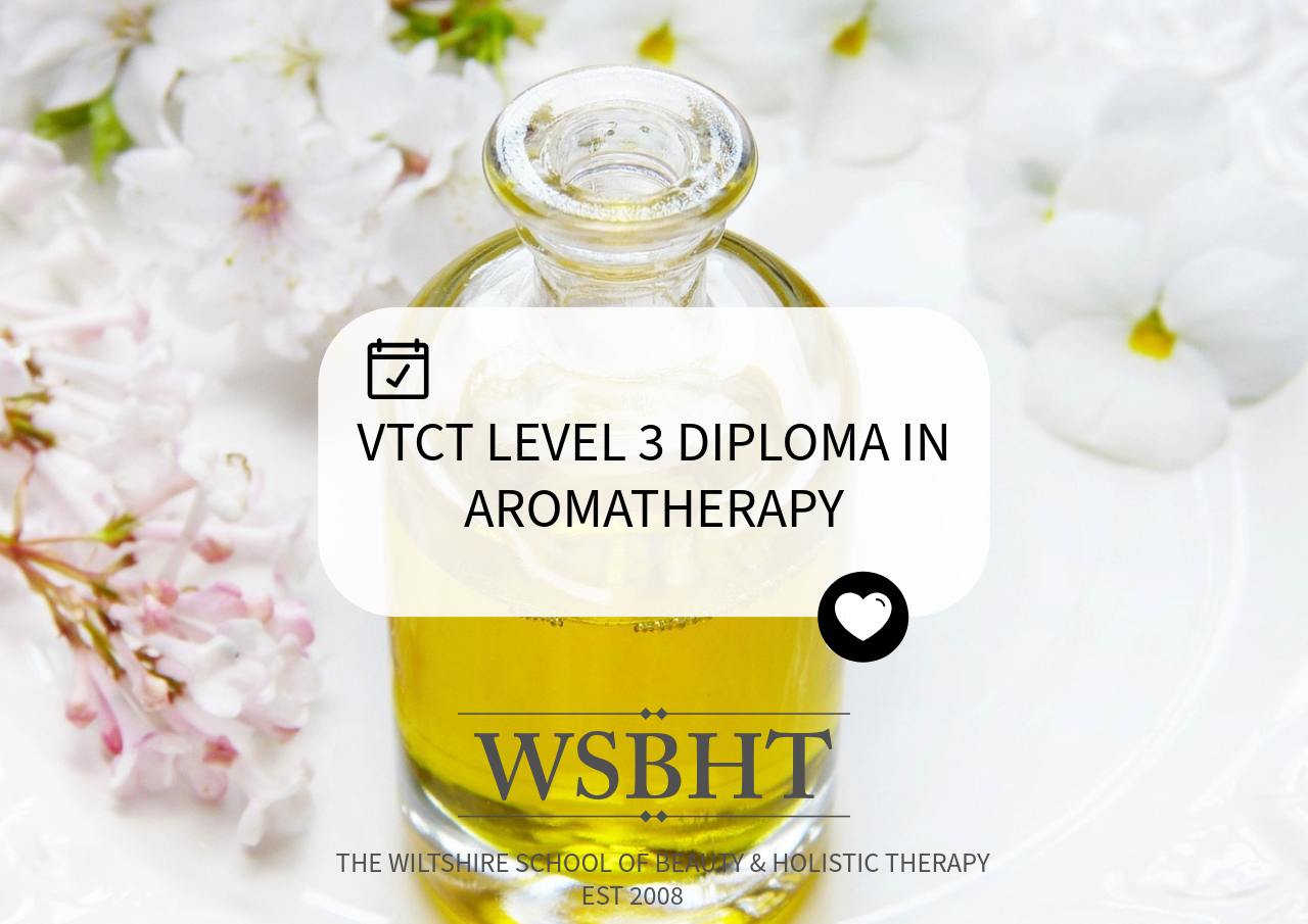 VTCT Level 3 Diploma in Aromatherapy