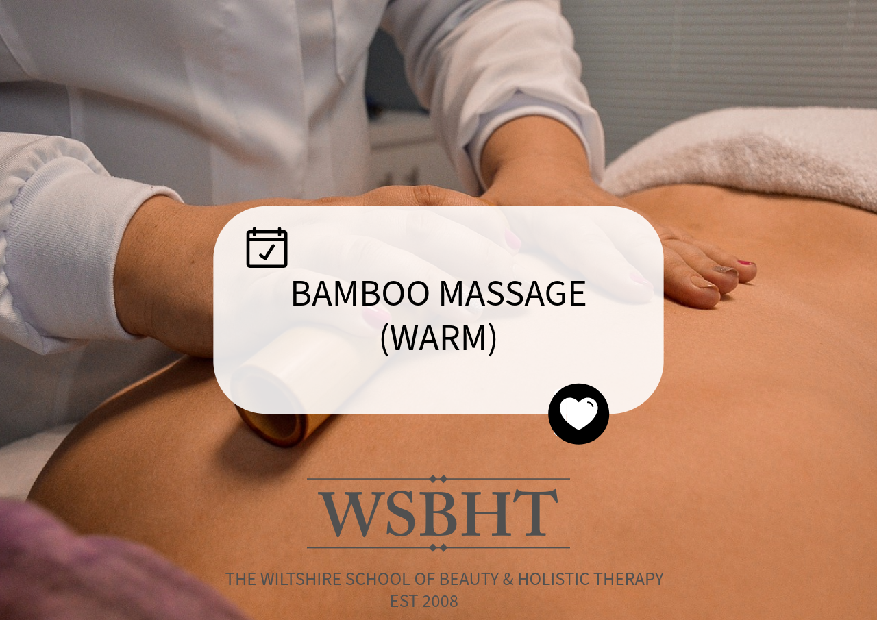 Warm Bamboo Massage